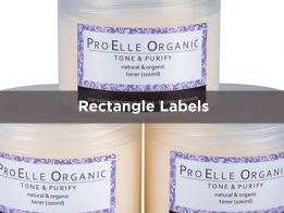 Printed Rectangle Label